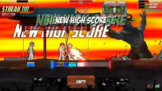 One Finger Death Punch 2 - Survival Mode Gameplay (64820 Points)