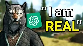 Skyrim VR but all NPC's ai use CHATGPT