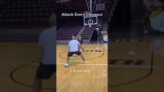 Attack every closeout! Put pressure on the defense with every catch. Be ready 2 shoot, pass or drive