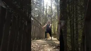 A little forest yoga making yoga practical and real #yogapractice #forestyoga