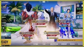 Best Lobby Edit With @Santg & @PrinzeE 🔥 #BGMI Mythic Fashion Lobby Video Pro Tips  #PUBG PrinzeE