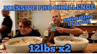 12 lb PHO CHALLENGE | New York City | Soup | man v food | supersize | Molly Schuyler