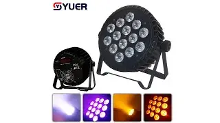 YUER&trade;️ Die-cast Alu. Led Par Light 14x10W RGBW 4in1/14x15W RGBWA 5in1/14x15W RGBWA+UV 6in1