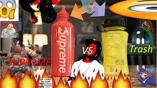 SUPREME Water Bottle VS Normal Water Bottle