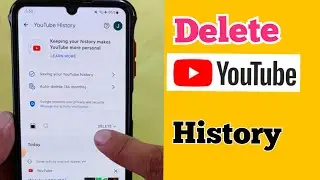 How to Delete YouTube History - Delete YouTube Recent watched videos History