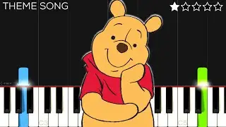 Winnie The Pooh Theme Song | EASY Piano Tutorial