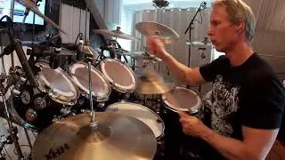 Session recording track 5 for Viking metal band From North.