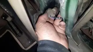 Замена штатного электропривода замка двери на китайский на опель омега а.