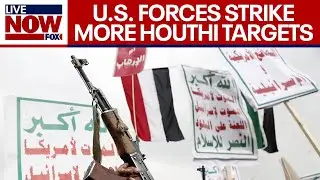 U.S. launches sixth strike against Houthis in Yemen, taking out missile launchers | LiveNOW from FOX