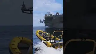EPIC MISSION TO STEAL A CAR ON A MILITARY SHIP GTA 5 MOD