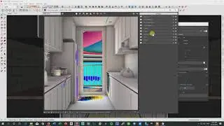 Interior Rendering Settings in Sketchup 2017 & Vray 3.4 Tutorial #11 Kitchen