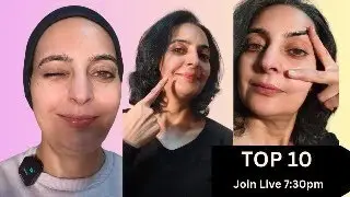 Day 61 Live | Top 10 Exercise for Youthful Skin, Glow & Tightening | Bye-Bye Wrinkles#FaceYoga