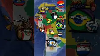 BRASIL Y SUS FRONTERAS #curiosidades #mapa #countryballs #historia #guerra #paises