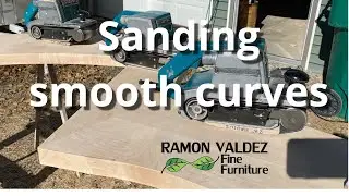 Sanding inside curves