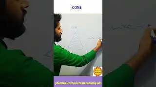 Number of vertices, surface and edges of CONE (English) #successacademyparvezislam #maths