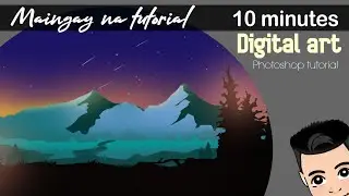 Photoshop tutorial How to make graphics in photoshop Tagalog | Digital art| 2D graphics in photoshop