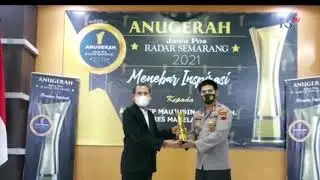 Polres Magelang Kota Raih Anugerah Jawa Pos Radar Semarang 2021
