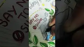 SUGAR IMPACT POSTER DRAWING #drawing #health #sugar #sugarfree