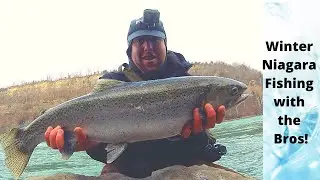 Niagara River WINTER Fishing! Steelhead, Lake Trout and MORE! (January, 2021)