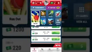 mpl pro mod apk 1.0.35 version live gameplay of my account....anyone want contact me....