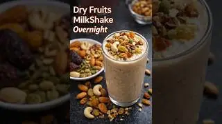 #Dry Fruits MilkShake Overnight Soak