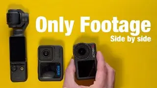 Comparing GoPro 13 vs Action 5 pro vs DJI Pocket 3 vs iPhone 16 pro | footage comparison | No voice