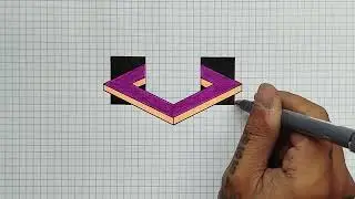 3D Cube Wormhole Journey Through the Universe! 🖊