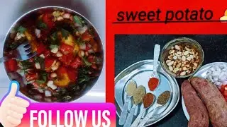 Sweet potato snack recipe/healthy snacks for kids..