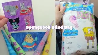 SpongeBob SquarePants LARGE Blind Bag! #papersquishy Satisfying opening ASMR #papercraft  🎨✨️