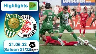 Highlights: SC Kriens vs FC Winterthur (21.05.22)