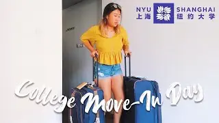 COLLEGE MOVE IN DAY VLOG | new york university shanghai