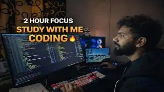 LIVE 🔴 | Day 2 of Becoming Disciplined | 2 Hour Study With Me  (Coding + DSA + Building my product)