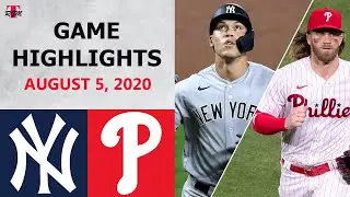 New York Yankees vs. Philadelphia Phillies Highlights | August 5, 2020 (Game 1)