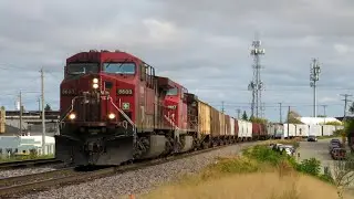 CP 8603 leads MCHAL on the Union Pacific Milwaukee Subdivision|10/12/24