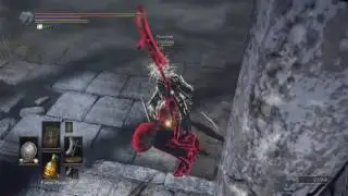 DARK SOULS&trade; III 3 vs 1 GANK SPANK (This weapon is OP)