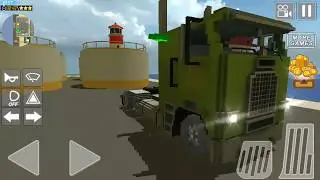 Blocky Truck Driver: Urban Transport Android Gameplay