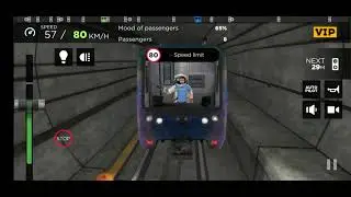 Subway Simulator 3D Еп. 3: Русич 81-740.2 на North America Orbital line Телефонен геймплей