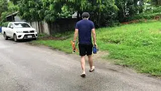 Flying Oxy 3 in rain
