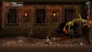 Dracula X Chronicles Boss 4 Bone Golem (No Damage, No Subweapons)
