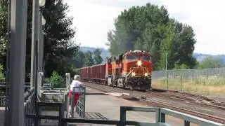 Kelso Depot Train passing by