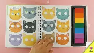 Fingerprint Activities: Cats and Dogs 🐱🐶Fun finger painting for kids