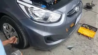 Jeff tan tutorial / hyundai accent / front bumper removal