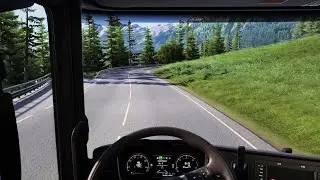 Beautiful Drive Through the Alps | Switzerland &rarr; Austria | No Commentary | ETS2