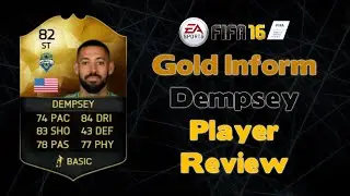 FIFA 16 IF Dempsey (82) Player Review + In Game Stats