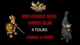 🔥 Dofus Touch - Duo Double Boss Fri3 ⚔️ Comte Harebourg & Klim en 4 Tours ⚡ (Panda & Roub)