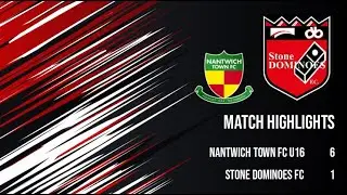 Nantwich Town FC Under 16's v SDFC - 24/25 Sentinel Shield  - Highlights - FT 6-1