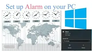 How to use Windows 10 Alarms and Clock|Stopwatch|Timer in windows 10|Create Alarm In Windows 10