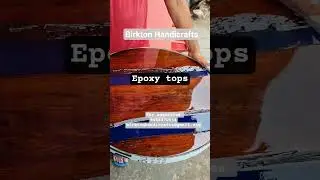 Modrn natural Epoxy counter and table tops. Order now #handcraft #natural #epoxy #india #uttarakhand