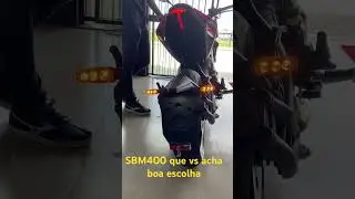SBM400 muito linda em pessoa #QJmoto#SBM#comenta e boa o e ruim compramos pra trazer conte&uacute;do pra vs