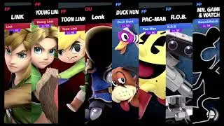 Super Smash Bros Ultimate Amiibo Fights  &ndash; Request #17939 Links vs Retro